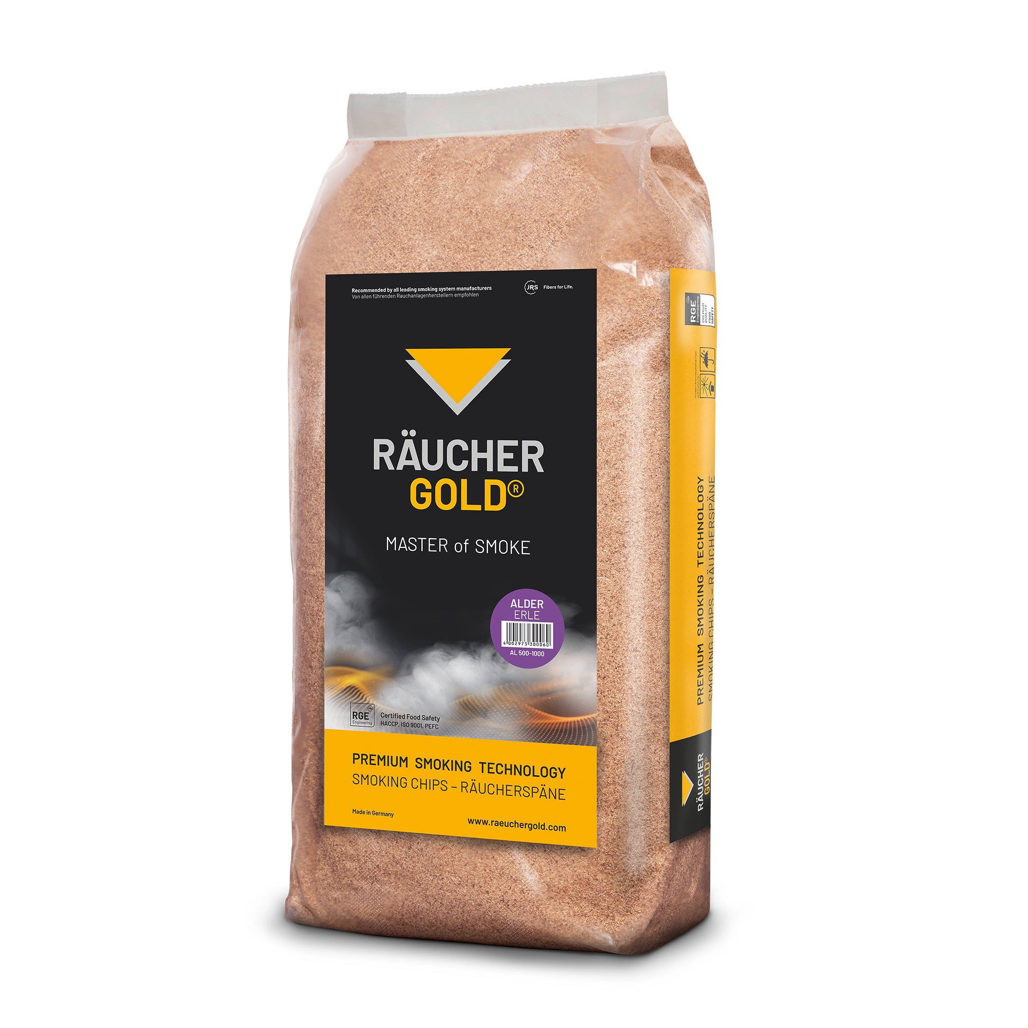 RÄUCHERGOLD® Erle Räuchermehl HB 500-1000 10KG