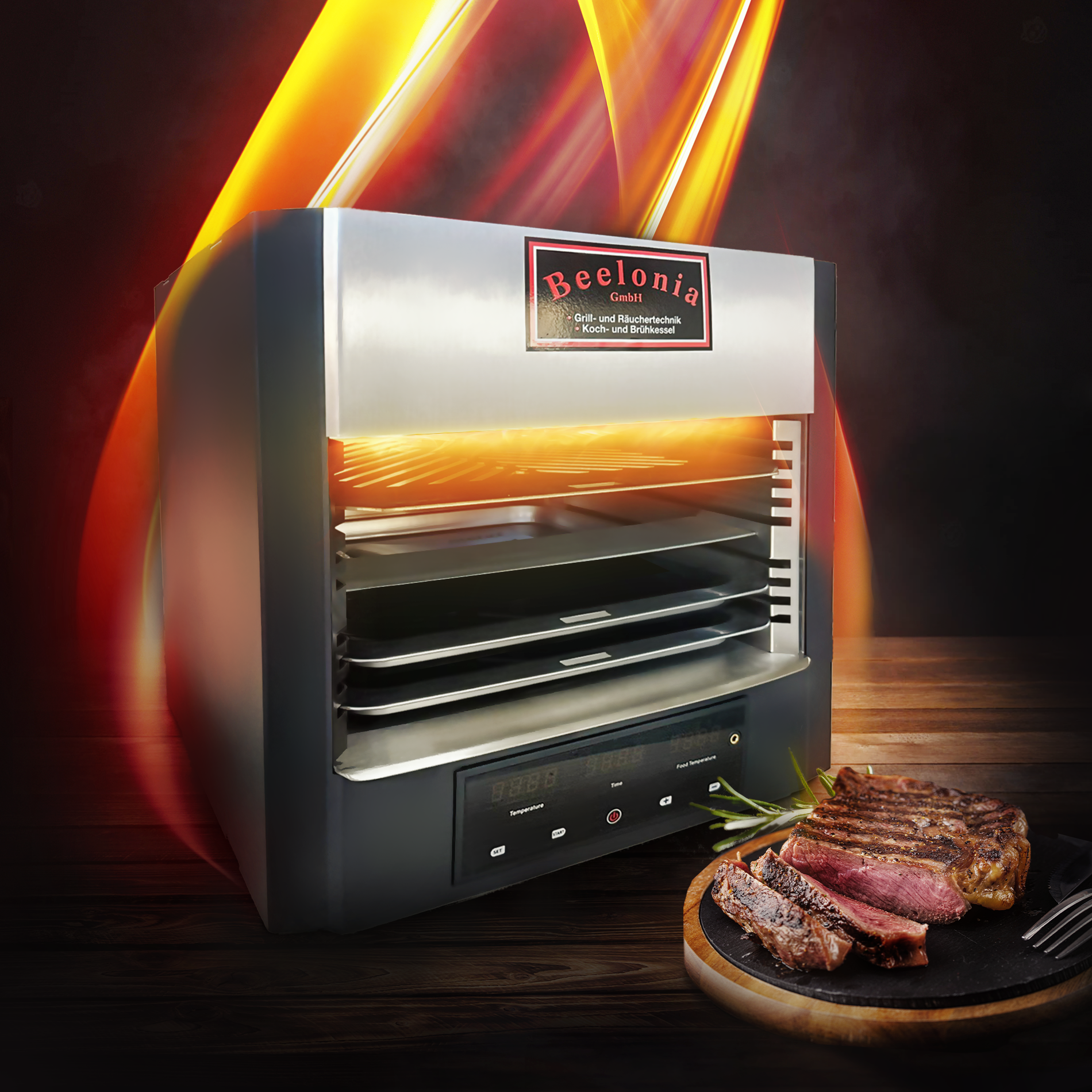 Beelonia E-Steaker XL Oberhitzegrill