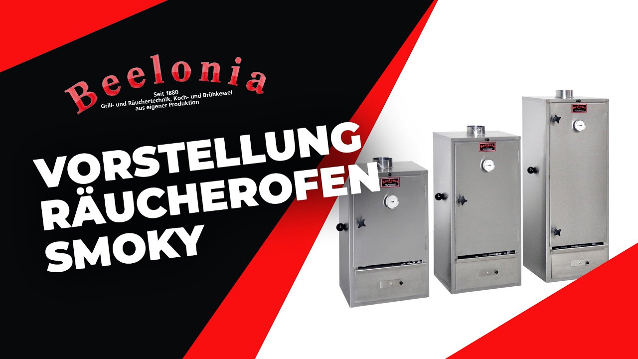 Michael Vering zeigt die Beelonia Räucheröfen Smoky 5 und Smoky 6