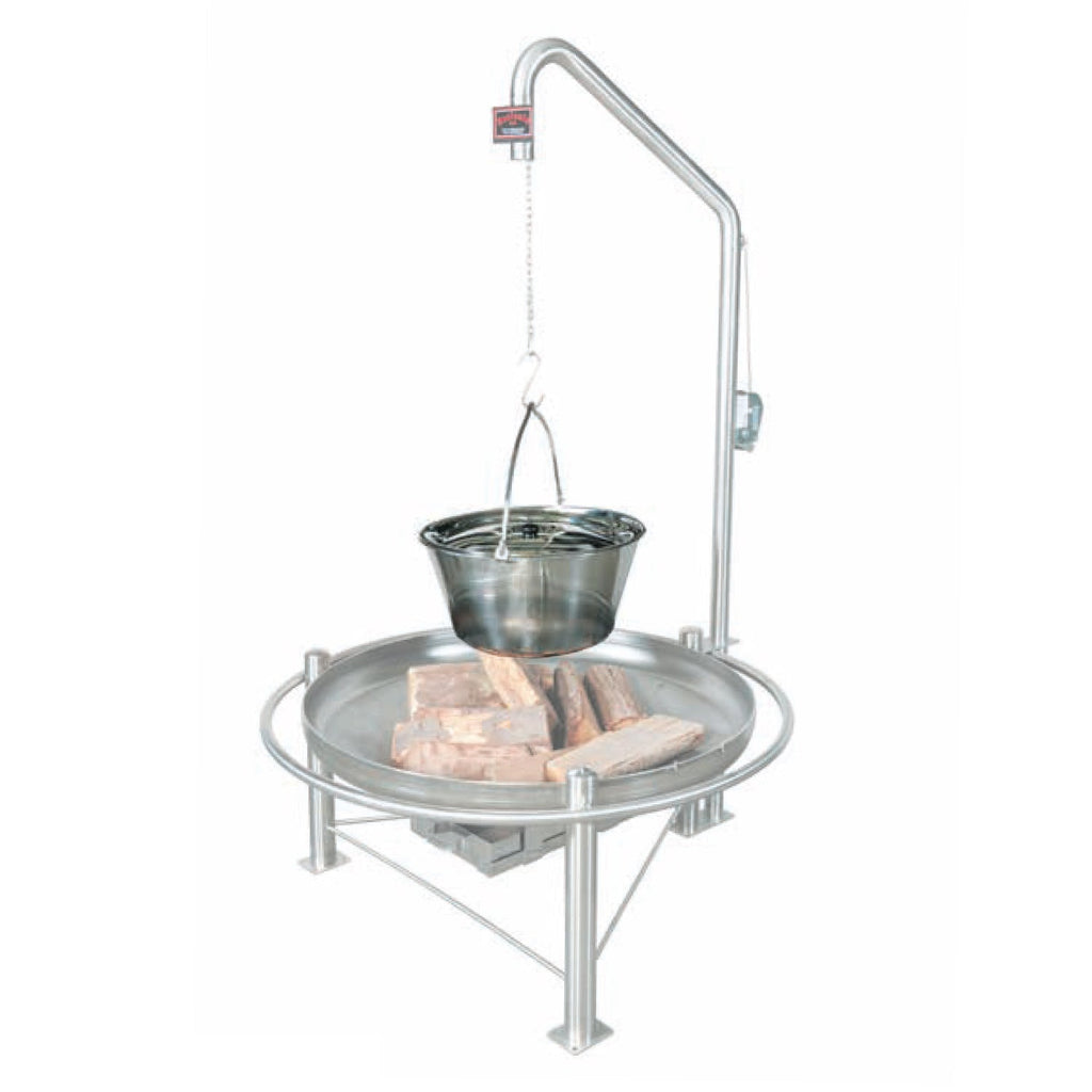 Edelstahlkessel 30 Liter für Beelonia Schwenkgrill