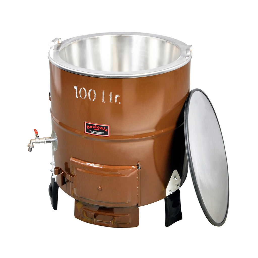 Beelonia sheet steel boiler furnace 100-250l, one and two parts