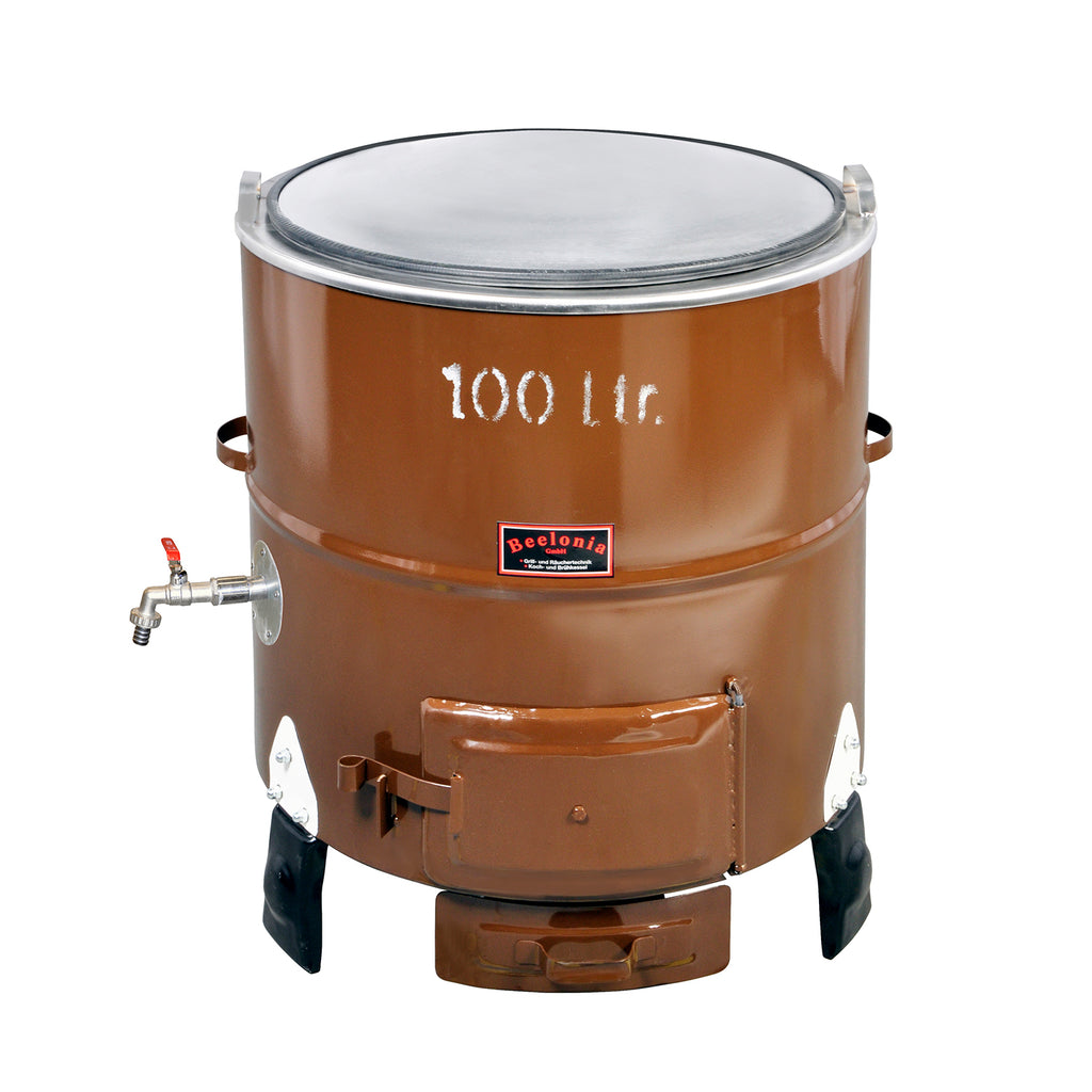 Beelonia sheet steel boiler furnace 100-250l, one and two parts