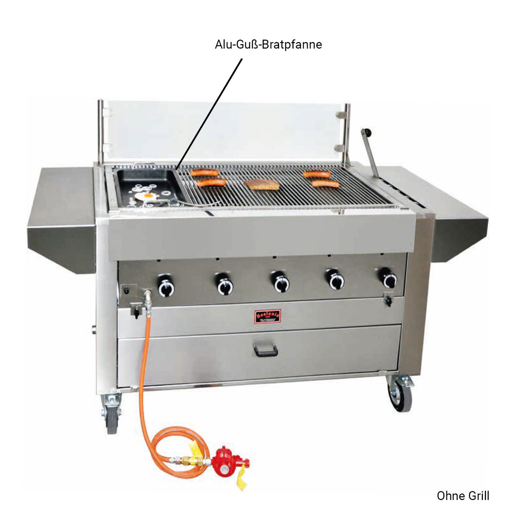 Aluminum cast frying pan for Beelonia grills