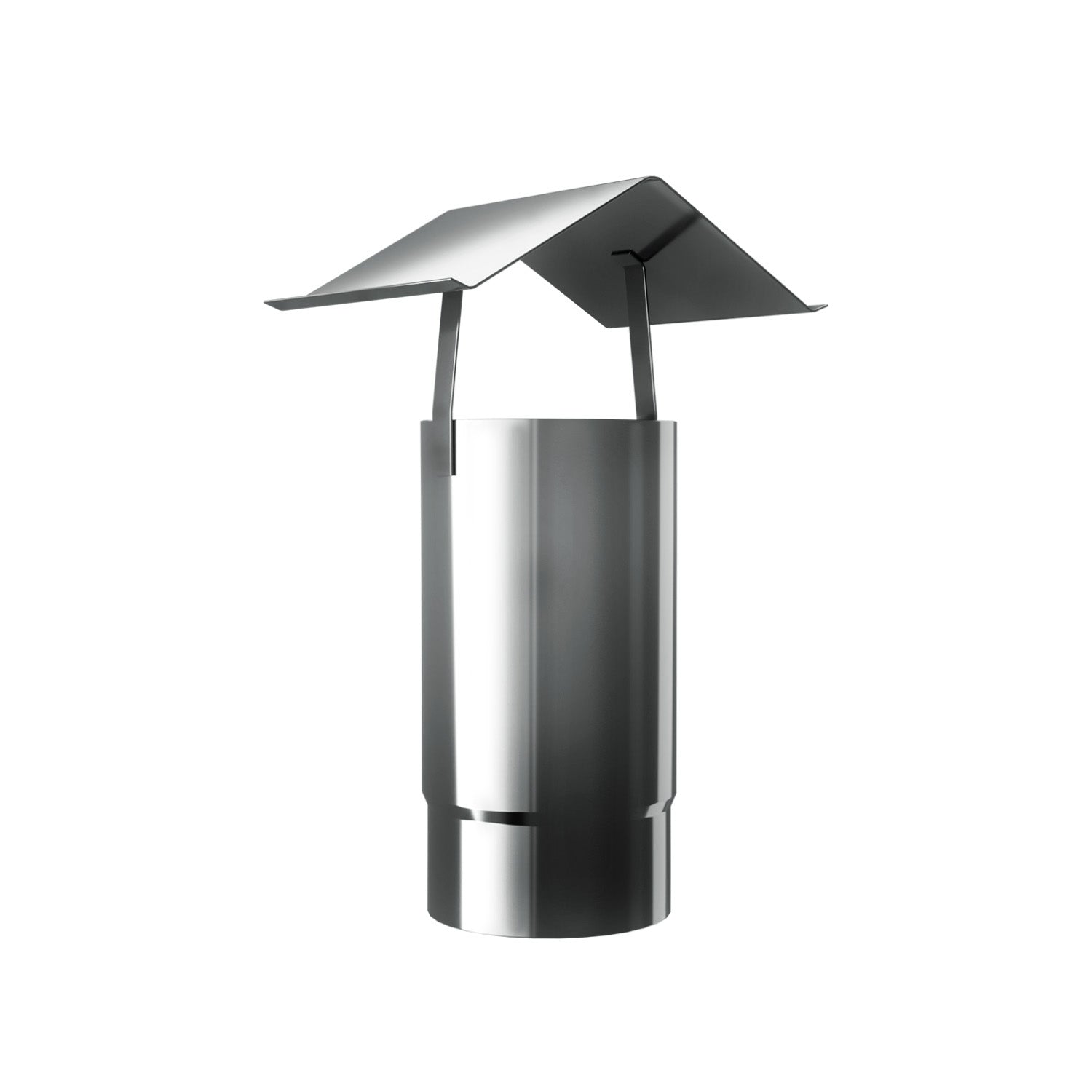 Rain hood / rain hood including pipe for Beelonia smoke outlet, V2A stainless steel