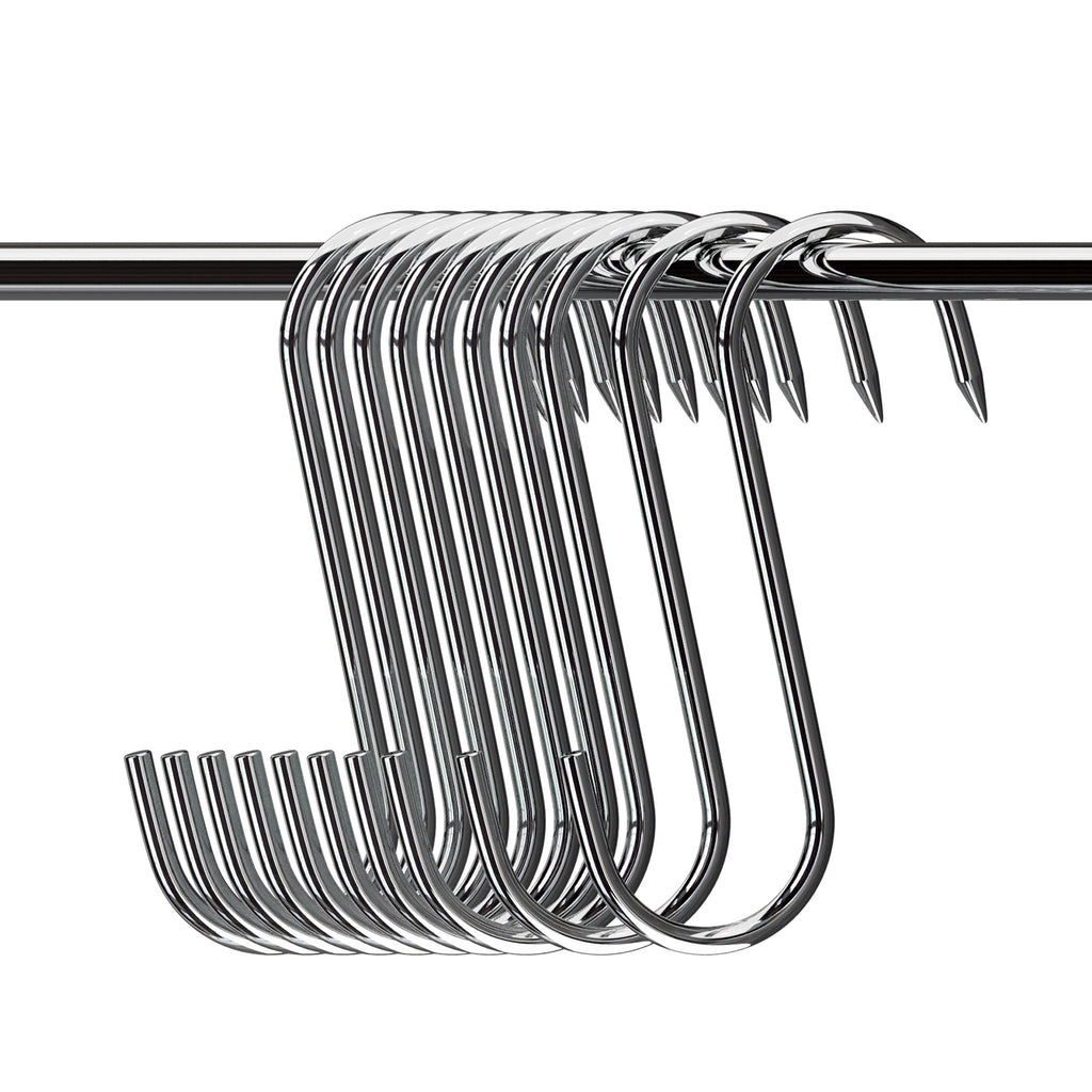 Meat hook aluminum 120mm pack of 10 Beelonia original accessories
